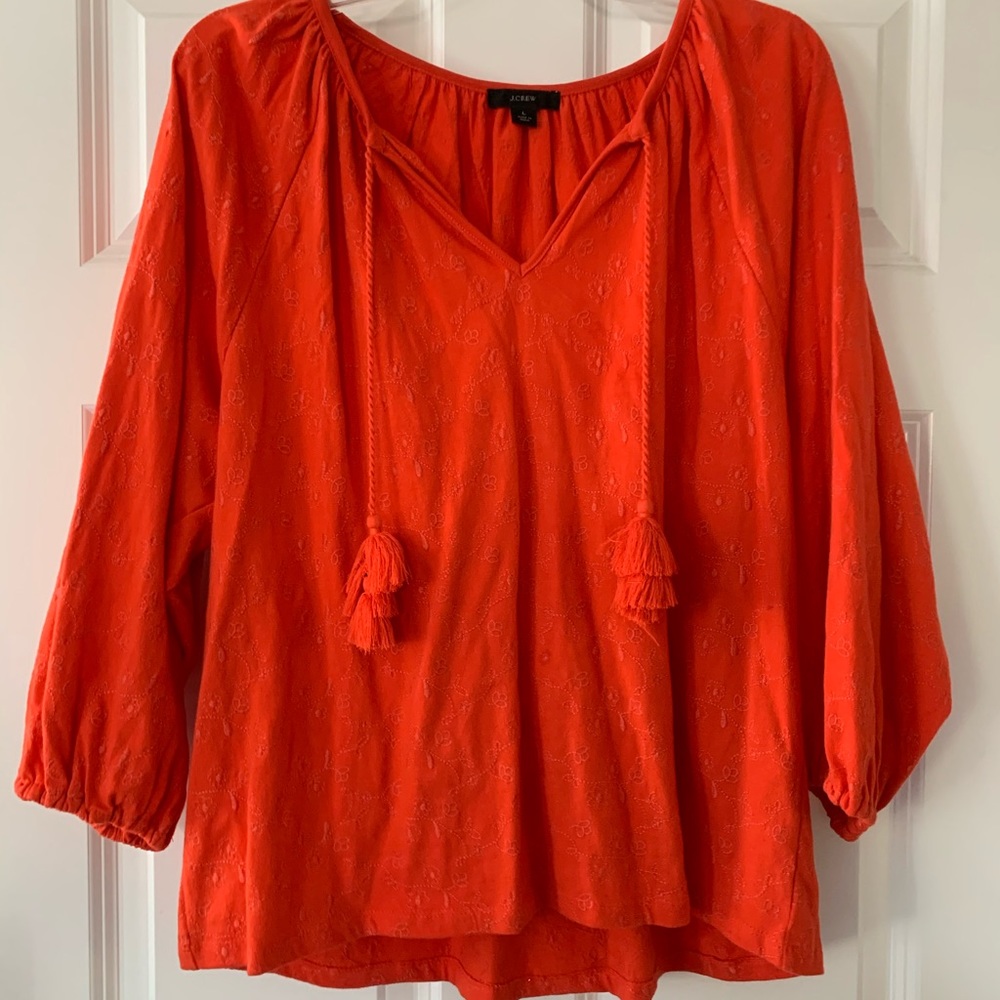 Tie-Front V-Neck from JCREW